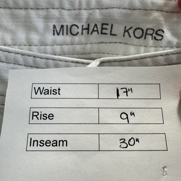 Michael Kors Straight Leg Jeans Cream - Picture 11 of 11